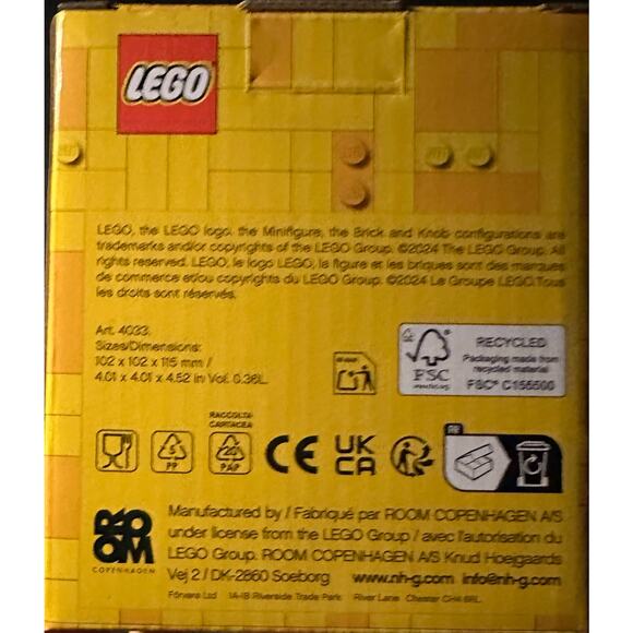 Lego Minifigure Storage Head Mini Snowman Christmas New in Box - Picture 3 of 4